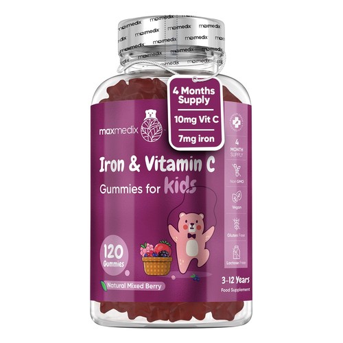 Iron vitamin gummies for - &,
