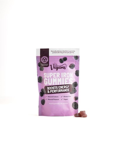 Vegums vegan iron gummies - vegums, for