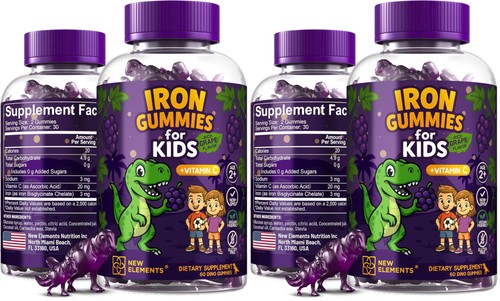 Iron dinosaur gummies for - iron,