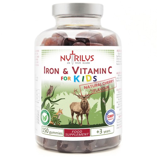 Iron vitamin gummies for - &,