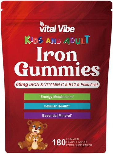 Iron gummies for women - iron,