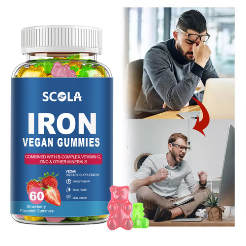 Iron vitamin gummies - iron, for