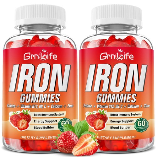 Iron gummies sugar free - gummies,