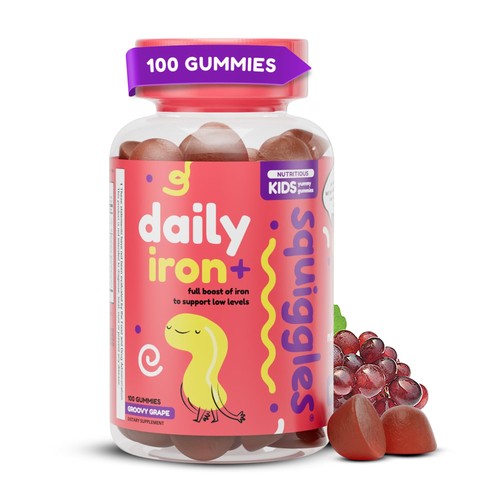 Squiggles kids daily iron - squiggles,