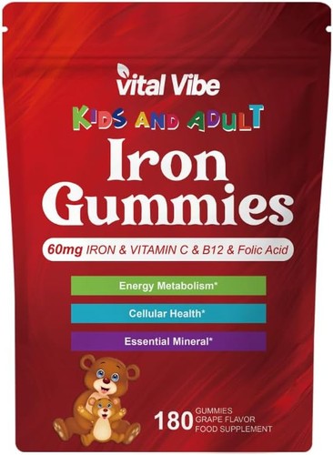 180 iron gummies for - iron,